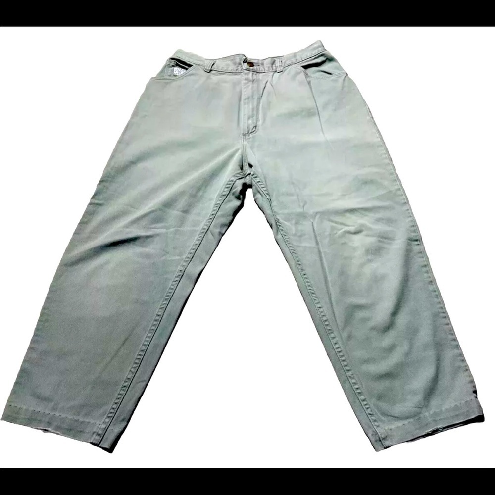 Vtg Wrangler America Size 16P 16 Petite High Waist Capri Jeans READ SEE PHOTOS